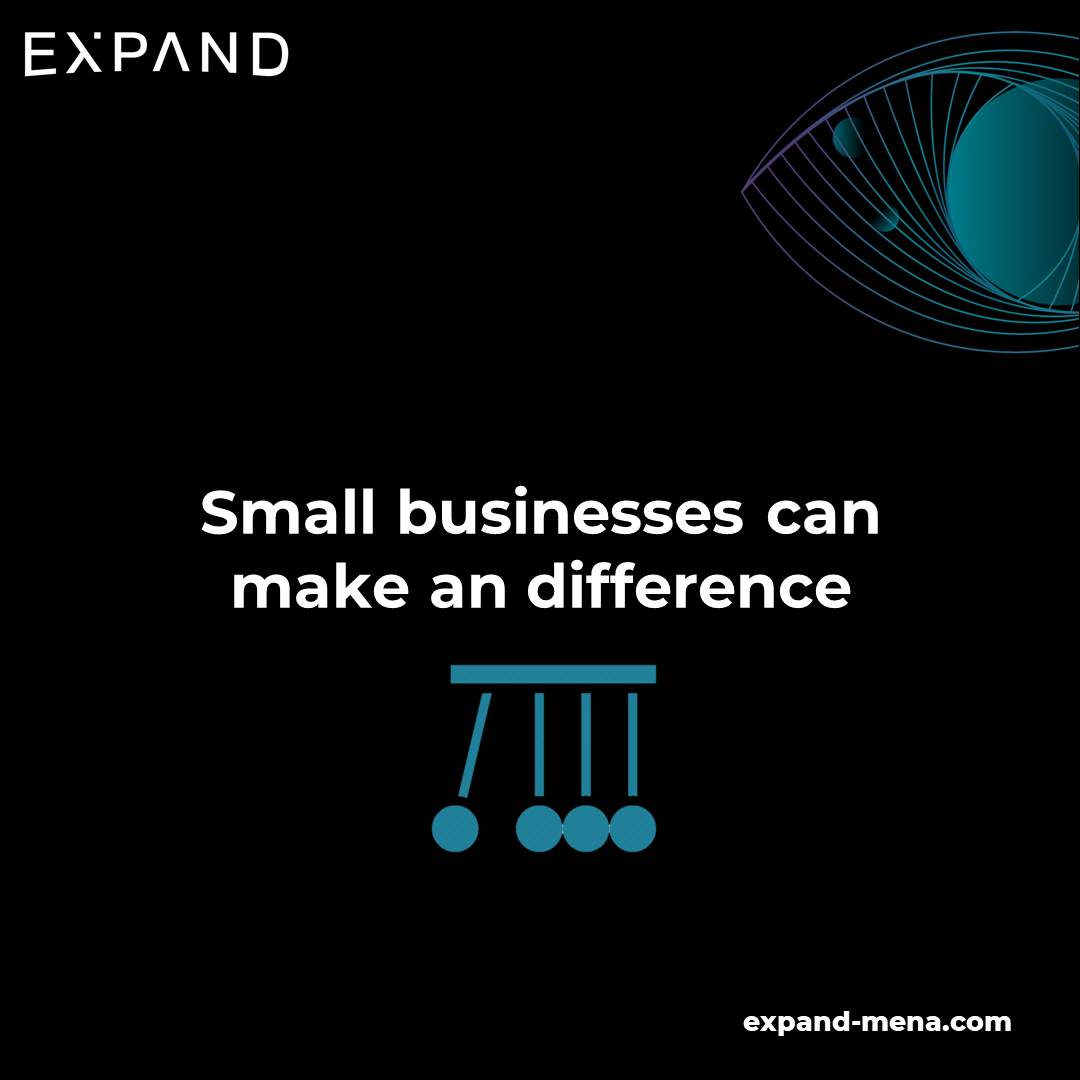 Even small businesses can make a difference