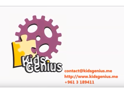 KIDS GENIUS Sabine Kai +961 3 189411 contact@kidsgenius.me www.kidsgenius.me