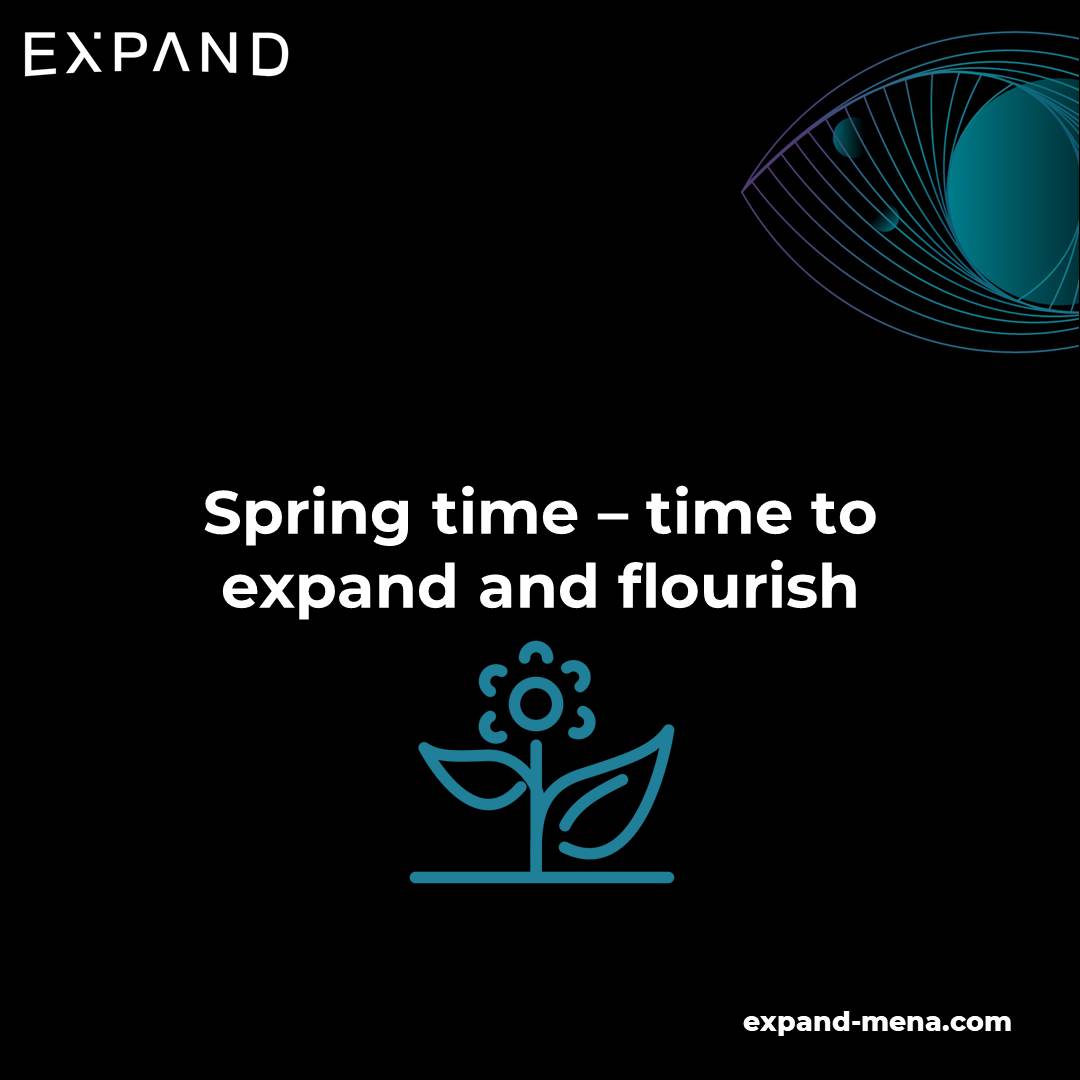 Spring time - time to expand and flouwish