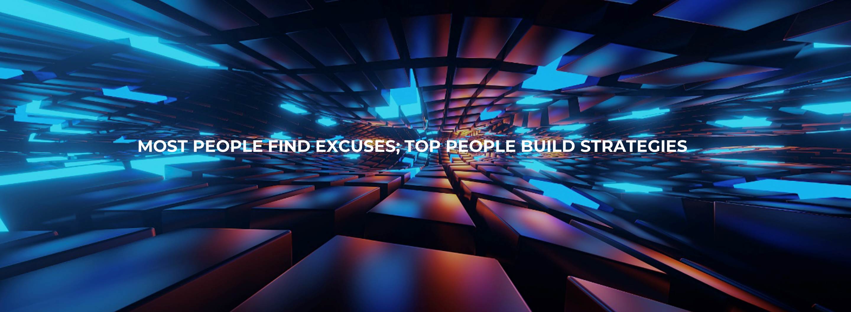 Most people find excuses
